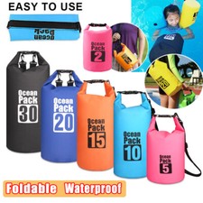 Waterproof Dry Storage Bag Sack Camping Hiking Kayak Outdoor Activity Beach Bags