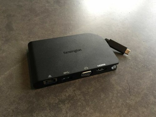 Docking Station USB-C & USB 3.0 La HDMI/Displayport/Gigabit LAN/4 X USB 30 Kensington