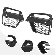Front Fog Light Frame Left & Right Cover Grille Trim For 18-20 BMW X3 X4 G01 G02