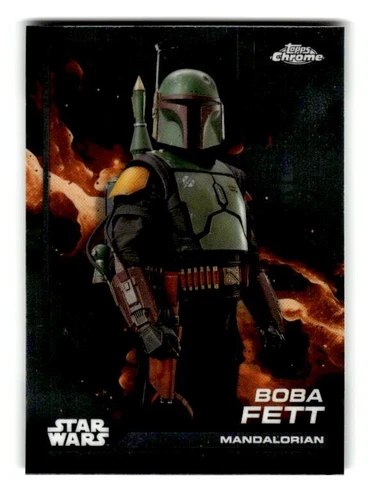 2024 Topps Chrome Star Wars Galaxy Card #19 Boba Fett