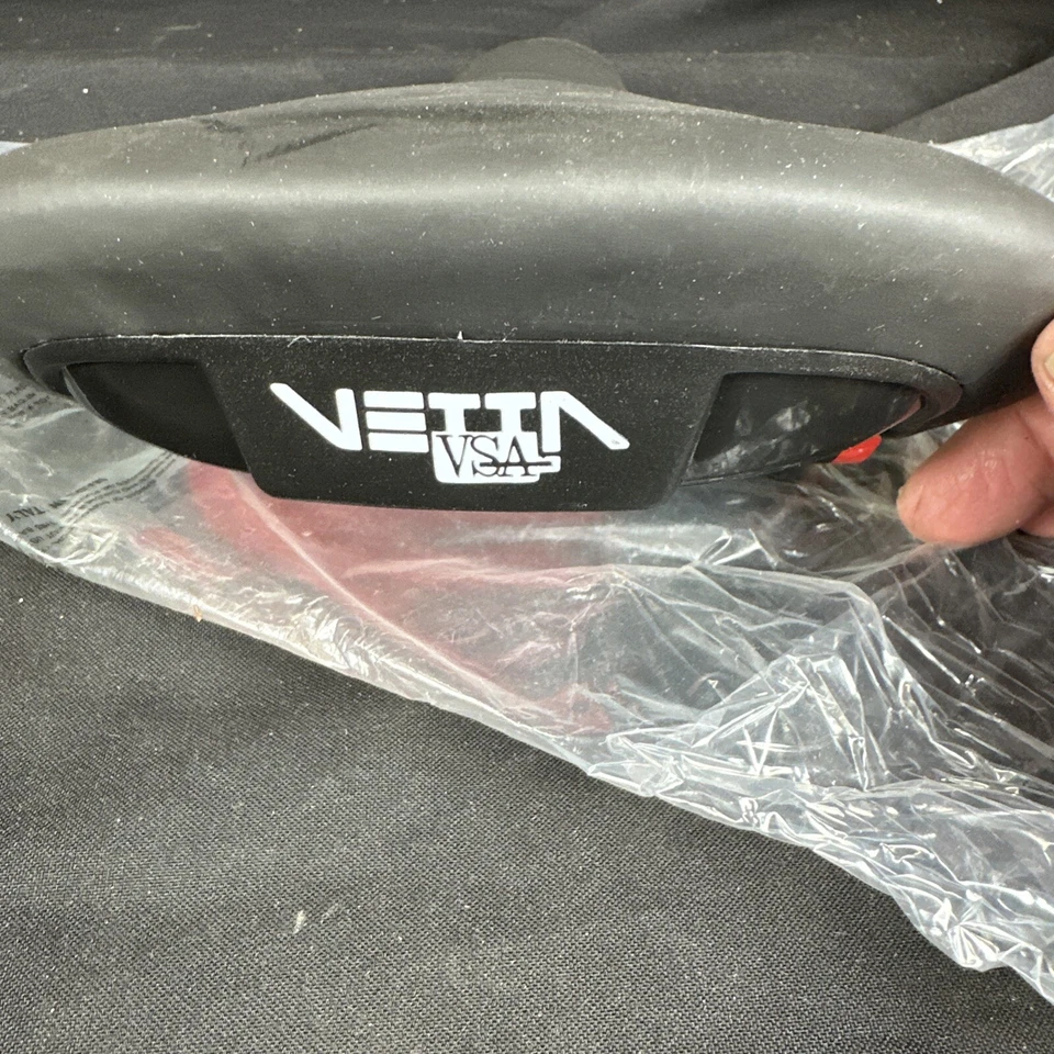 Nuevo de Lote Antiguo Vetta VSA Sillín Asiento Bicicleta Gel MTB De Colección Bicicleta Piezas Cuero Negro Foto 3 de 4