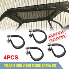 4PC 1.75" Clamp Connect Roll Cage Mount Clip Universal UTV ATV Windshield Roof