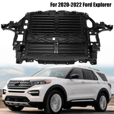 Black Active Grille Shutter For 2020-2022 Ford Explorer Durable Black