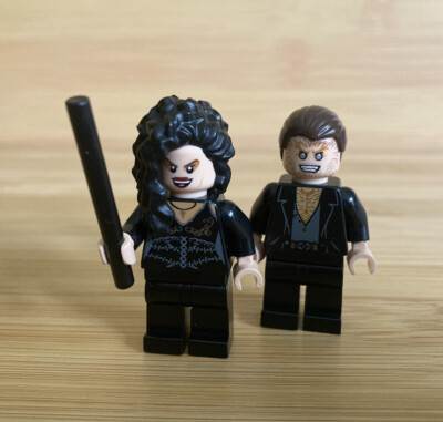 LEGO Bellatrix Lestrange Fenrir Greyback 4840 Minifigure hp091 hp092