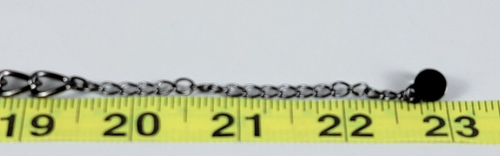 Vera Wang Black Rhinestone Gunmetal-Tone Necklace 22" Lobster Clasp - Picture 7 of 8