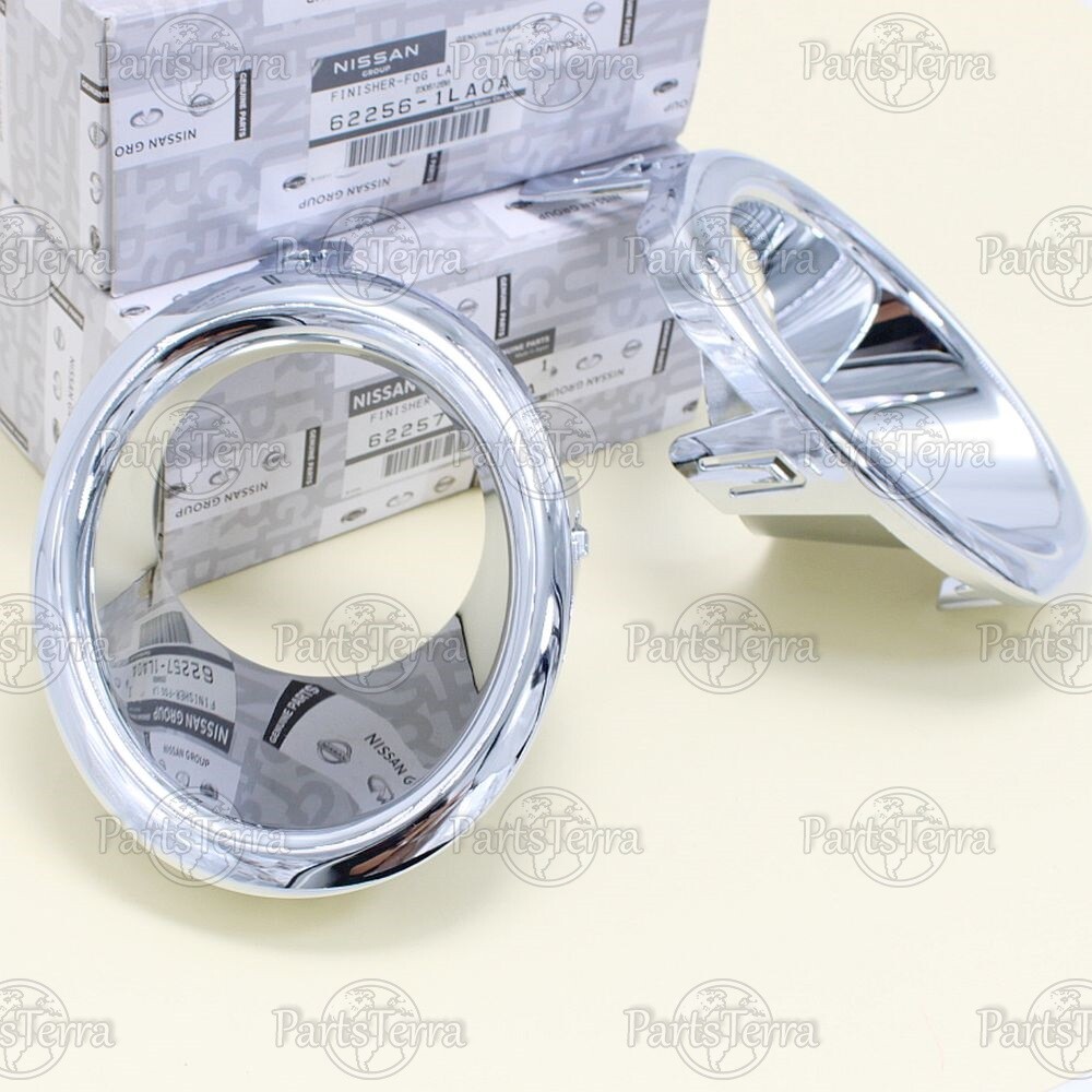 OEM Nissan INFINITI QX56 Chrome Fog Light Bezels LH & RH