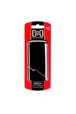 Hosa GMP-112 Adaptor, 1/4 in TRS to 3.5 mm TRS