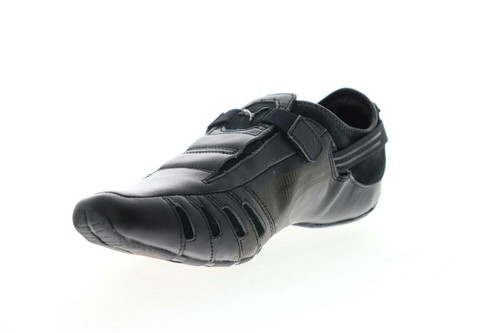 Leather Suede Strap Sneakers Shoes 