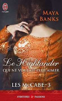 Never love a highlander von Banks, Maya | Buch | Zustand sehr gut