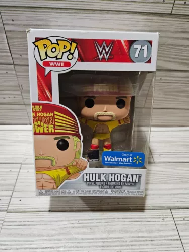 Hulk Hogan Funko Pop Vinyl Figure WWE Walmart Exclusive #71 Box Damage