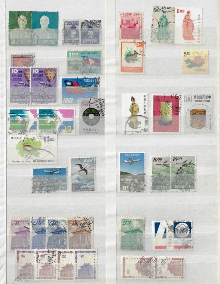 中国,日本 1900 - 1980 年大型收藏 700 多张邮票 状况完好,现货已使用 — 第 3/4 张图片