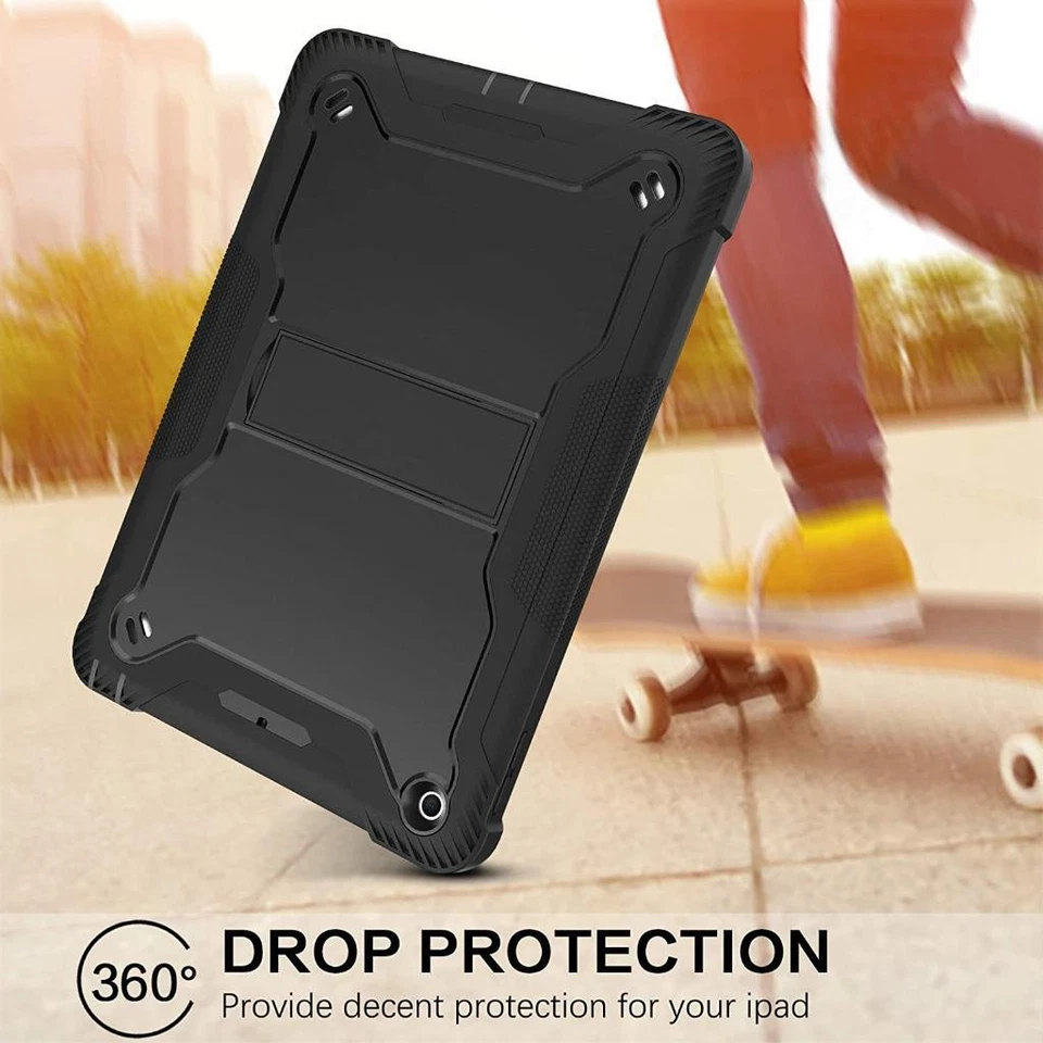 For iPad Pro 13 iPad Pro 11 2024 Shockproof Heavy Duty Armor Kickstand Hard Case - Image 3 of 4