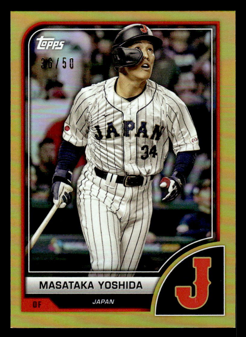 Topps Masataka Yoshida Gold RC WBC