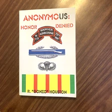 Anonymous : Honor Denied by Robert E. Houston (2001, Trade Paperback) SIGNED