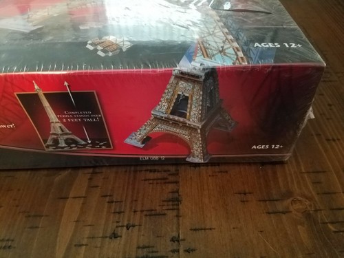 Hasbro: Puzz 3D Eiffel Tower Paris, France Sealed 300 Piece Puzzle New NOS NISB - Picture 4 of 12
