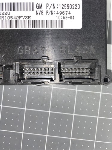 2002 2005 Chevy Trailblazer GMC Envoy Transfer Case Control Module TCCM 12590220 - Foto 8 di 9