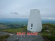 PHOTO  CROOKRISE CRAG TOP TRIG PILLAR SITUATED AT 415 METRES ABOVE SEA LEVEL ON