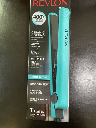 Revlon Smoothstay edición limitada de cerámica plana de hierro-como Nuevo |  eBay