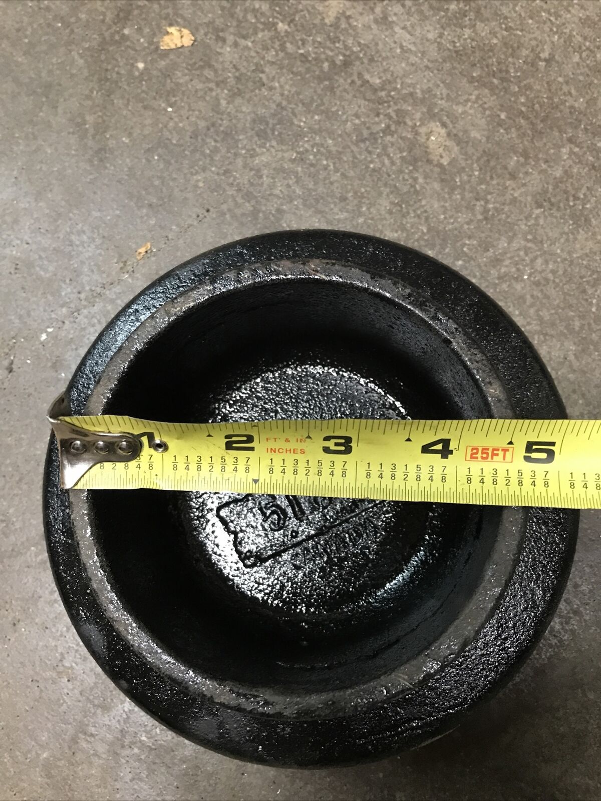 CAST IRON VALVE BOX LID “WATER bb” Bibby St Croix BB Canada 65/8” Diam