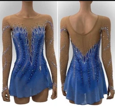 ice figure skating competition dress Gymnastics costume dance Dress dyeing
