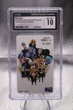 2012 One Piece: Film Z Library Telephone Phone Card CGC 10 Gem Mint
