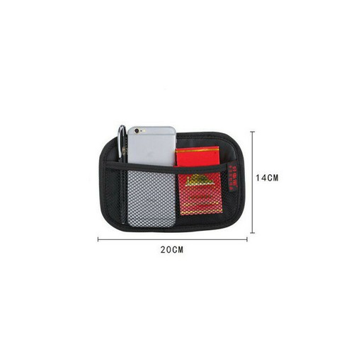 1pcs Car Vehicle Auto Storage Mesh Net Mobile Phone Organizer Bag Holder Pocket - Picture 8 of 10