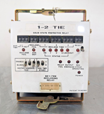 Basler Electric BE1-79M, Multi Shot Solid State Protective Reclosing Relay
