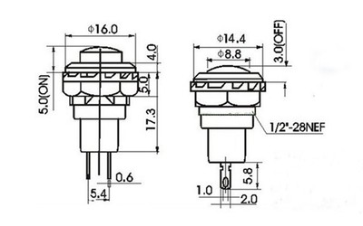 Normally Open Pushbutton Switch Schematic Normally Open Tactile Push