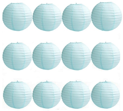 12PCs Paper Lantern Paper Lanterns Lampshade Birthday Wedding Christmas Party - Picture 35 of 39