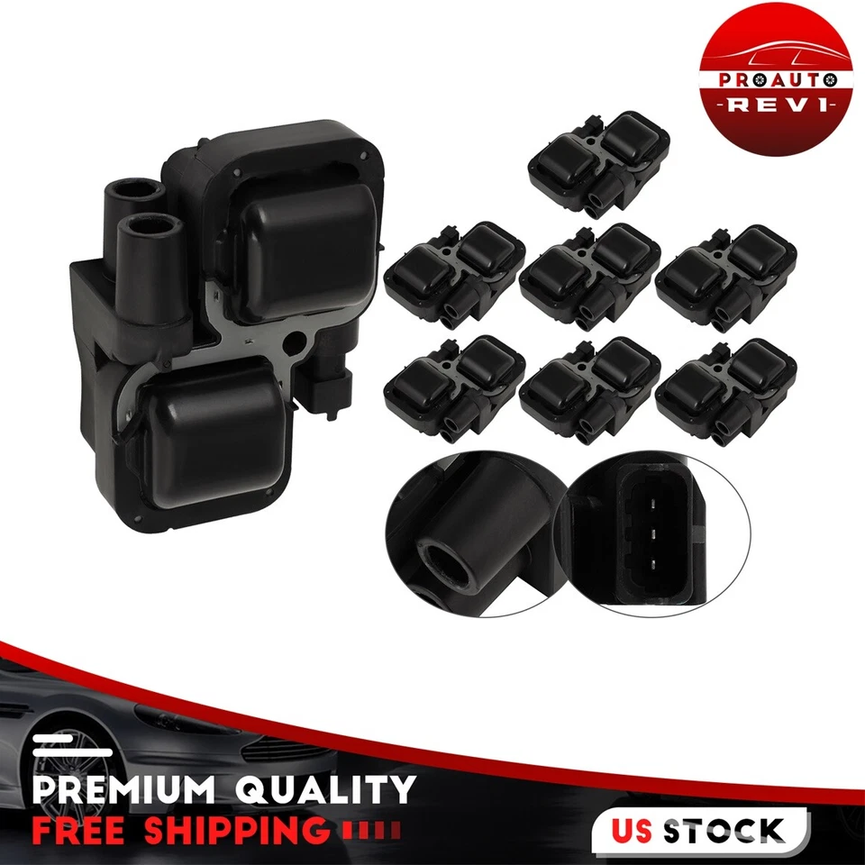 8×Ignition Coil For 2001-2005 Mercedes-Benz C240 2.6L V6 CL55 AMG 5.5L V8 UF359 - Image 4 of 4