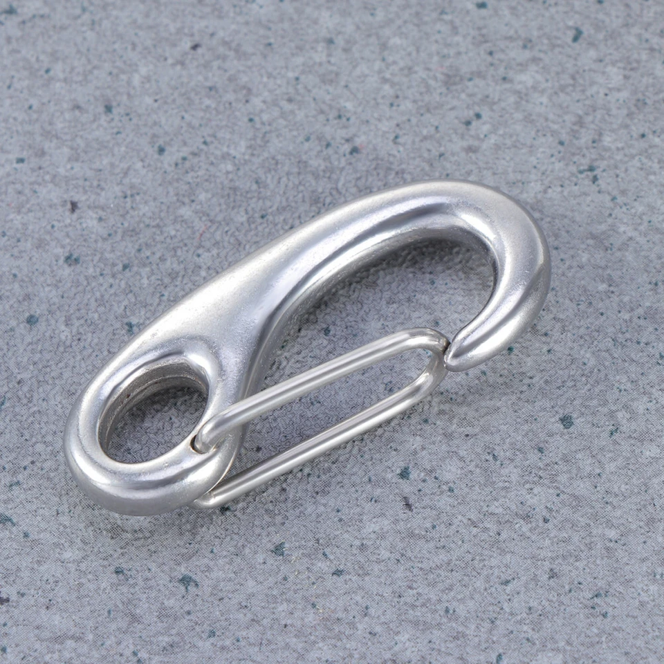 Clip de etiqueta de perro de 2 piezas para etiquetas de nombre de collar para perros cadena de etiqueta de perro clip de etiqueta de identificación de mascota Foto 2 de 4