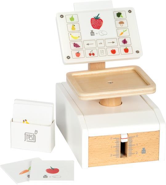 Waage Fresh, Holzwaage FüR Kaufmannsladen, Kaufladen-Waage, Spielwaage, Holz-image