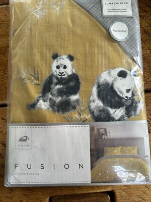 Baumwolle Bettbezug Luxus Baumwolle Panda Bettwäsche Quilt Set Kingsize Kissenbezüge