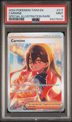 【PSA9】ゼイユ SAR/Carmine SAR Pokemon Card Game/[SV6] Transformation Mask]Carmine 130/101