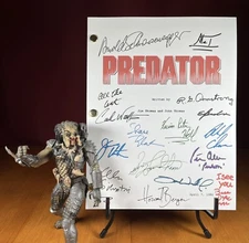 Predator Script Cast-Signed- Autograph Reprints - Full Script - 104 Pages