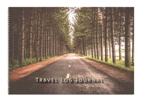 Caravan, Motorhome Owners, Travel Record Log & Journal - Forest Road Straight D3 - Zdjęcie 1 z 2