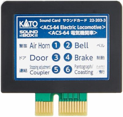 KATO N Gauge Sound Card ACS-64 Electric Locomotive 22-203-3