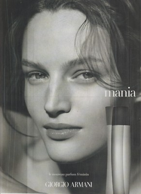 Werbepapier - Advertising Paper - Mania von Giorgio Armani