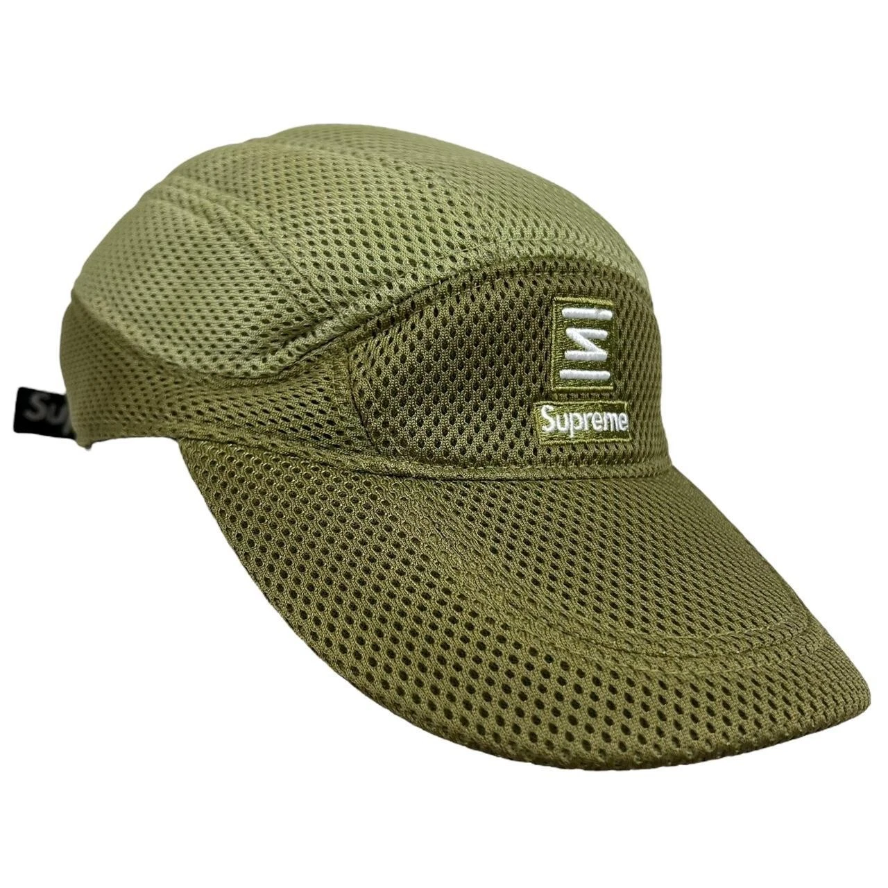 Casquette / casquette de course verte Nike x Supreme Shox