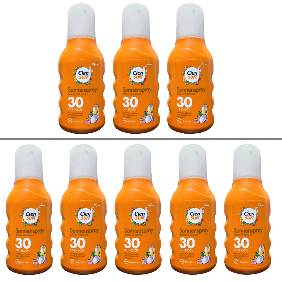 CIEN SUN SONNENSPRAY SONNENSCHUTZ & BRÄUNE LSF 30 I 3er / 5er SET*NEU*