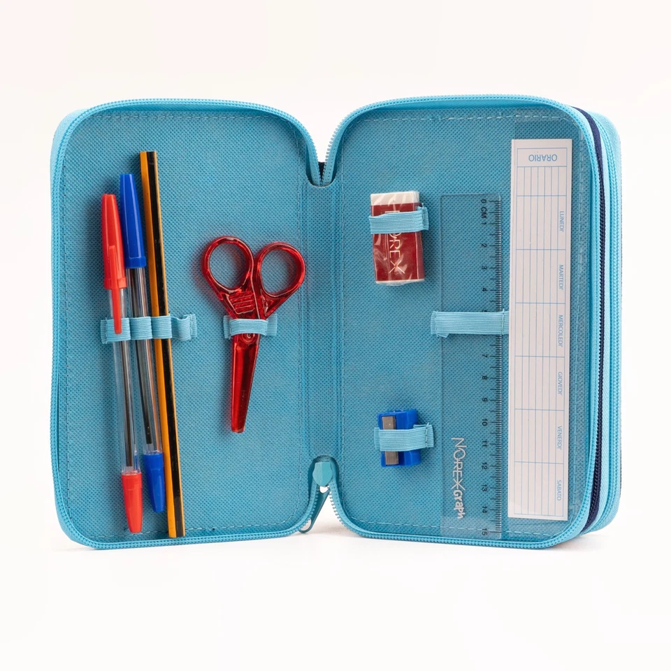 Astuccio stitch 3 Scomparti Bambino Bambina – Portapenne per Scuola Elementare - Immagine 4 di 4