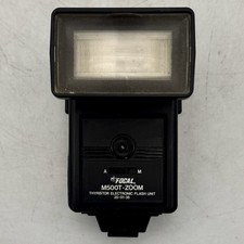 Vintage FOCAL M500T-ZOOM Thyristor Electronic Camera Flash Unit - Hot Shoe Mount