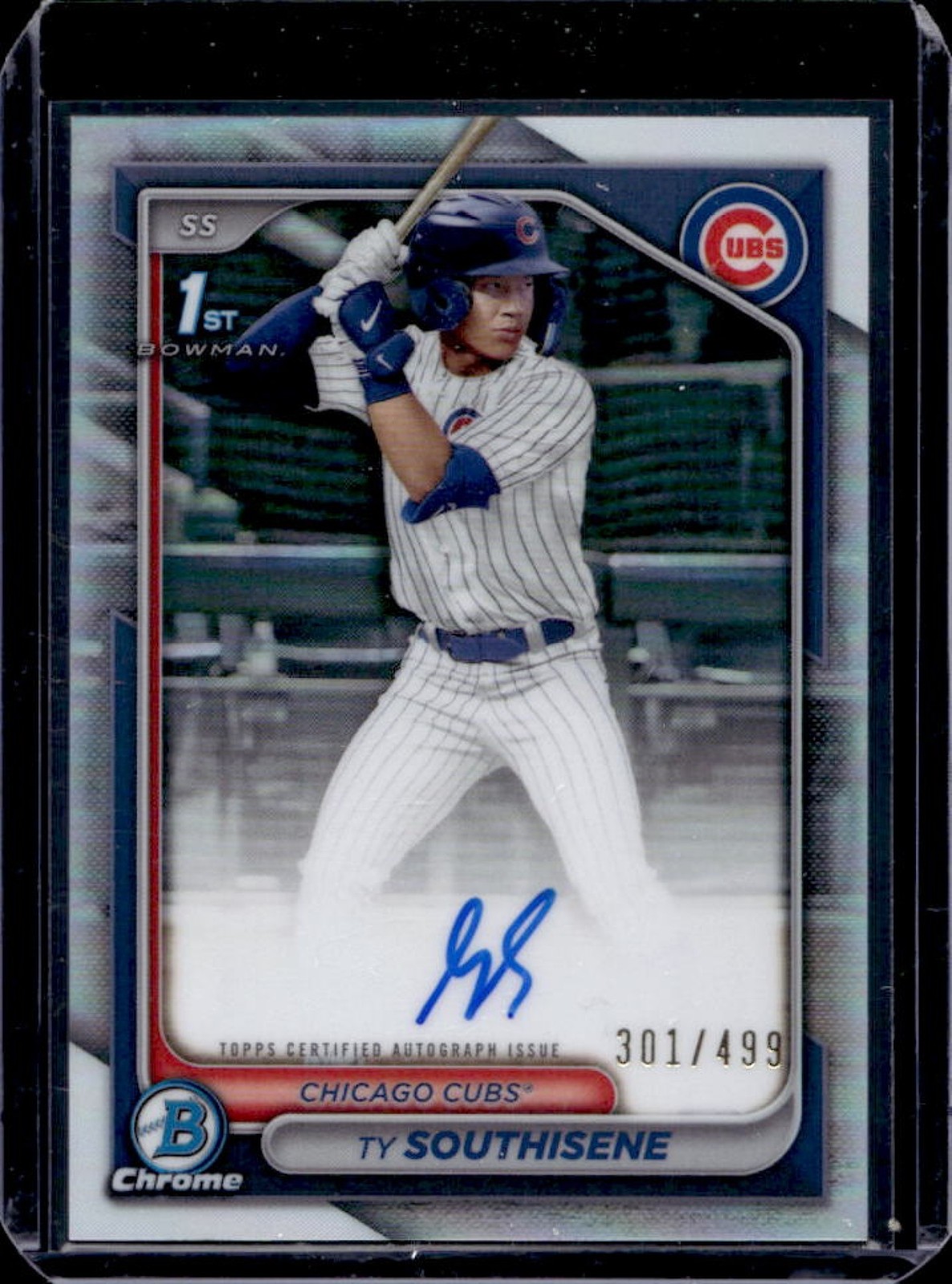 2024 Bowman Draft Ty Southisene Chrome Auto Refractor 1st #301/499 Cubs