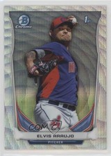 2014 Bowman Chrome Prospects Silver Wave Refractor 11/25 Elvis Araujo #BCP83 e6p