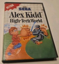 Sega Master System Alex Kidd High-Tech World 1989 No Manual Tested Works