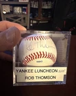 Rob Thomson Signed Autographed MLB New York Yankees Baseball BAS