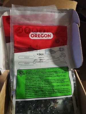 3 pk Oregon S56X3 Saw Chain for 16 inch Bar, 56 Drive Links, 3/8 inch Pitch 