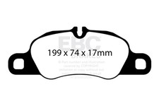 EBC Yellowstuff Brake Pads for Porsche 911 2009-2014   Street  Track