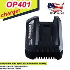 Rapid Charger For Ryobi 40V OP408VNM Lithium Battery OP406VNM OP40602 OP401 LED
