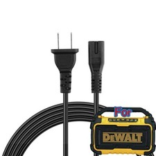 Power Cord For Dewalt DCR010 12V/20V MAX Jobsite Bluetooth Speaker